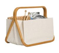 Prym Korb Fold und Store Canvas und Bambus 45x27x37cm 612.563
