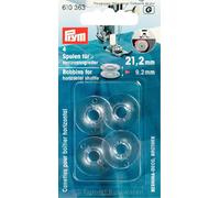 Prym Nähmaschinenspulen für Horizontalgreifer (transparent/ 4 St.)