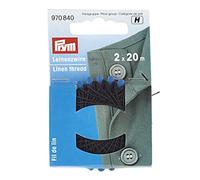 Prym Leinenzwirn 2 x 20 m Schwarz