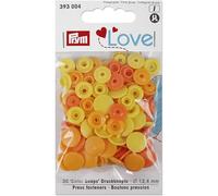 PRYM Druckknöpfe Color Snaps Gelb 12,4 mm