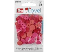 PRYM Druckknöpfe Color Snaps Rot 12,4 mm