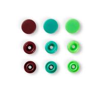 PRYM Druckknöpfe Color Snaps Green/Light Green/Brown 12,4 mm