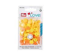 PRYM Druckknöpfe Color Snaps Gelb 12,4 mm