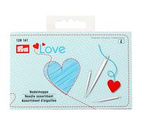 Prym Love Nadelmappe (29 Näh- und Stopfnadeln mit Einfädler)