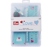 PRYM Love Starter Set "Nähen" Love, transparent/mint, Kunststoff/Metall, Zubehör, Nähsets