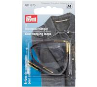 Prym Mantelaufhänger Leder (schwarz/ 3 St.)