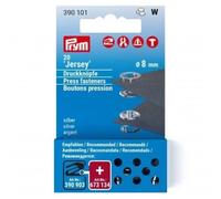 Prym Nachfüllset Jersey Druckknöpfe (8 mm / silberfarbig)