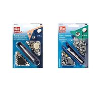 Prym Nähfrei Druckknöpfe 15mm Holz (10St) SB-Karte & Campingartikel Sport und Camping 390201 Nähfrei-Druckknopf Sport & Camping Messing 15 mm silberfarbig, Metal