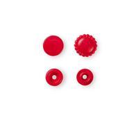 Prym Nähfrei Druckknöpfe Color Snaps Blume 13,6mm rot