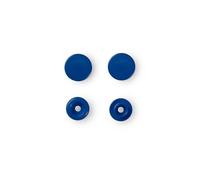 Prym 393158 Nähfrei Druckknopf Color Snaps rund 12,4 mm blau, Kunststoff, 12.4 mm cm