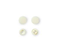 PRYM Nähfrei-Druckknöpfe "Color Snaps", rund, 12,4mm, perle, 100% Polyoxymethylen, Bekleidungsverschlüsse, Knöpfe