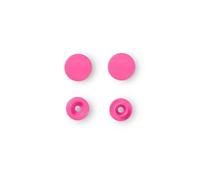 30 Nähfrei-Druckknöpfe "Color Snaps", rund, 12,4mm, pink