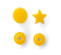 Prym Nähfrei Druckknöpfe Color Snaps Stern gelb