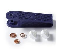 Prym Nähfrei Druckknöpfe Jersey Zackenring 10mm verkupfert