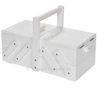 Prym Nähkasten Holz S (klein) weiß