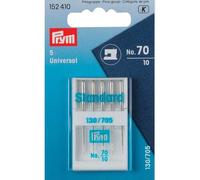 Prym 152410 Nähmaschinennadeln 130/705 Standard, Metall, silberfarbig, No. 70