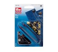 Prym Nieten (9 mm/ altkupfer/ brüniert/ 24 St./ inkl. Werkzeug)