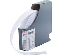 Prym Now Foods 955240 Elastic-Band kräftig 25 mm weiß, 72Prozent PES 28Prozent ED