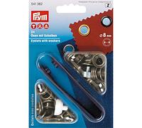 Prym Ösen und Scheiben 8mm altmessing