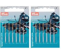 Prym PR125555 Sticknadeln ohne Spitze, Nr. 18, 1,20 x 50mm, 6 Stück (Packung mit 2)