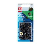 Prym Nachfüllpackung 390230 für 390200 Nähfrei-Druckknopf Sport & Camping 15 mm Messing brüniert