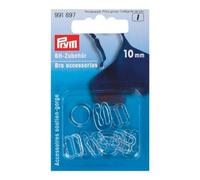 Prym BH-Zubehör Sortiment – 10 mm transparent – 10 Stück