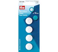 Prym - Prym Kunststoff Weiß (19mm) Überziehbare Knöpfe - 4 Stück