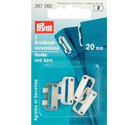 Prym Rockbundverschlüsse ST 20 mm silberfarbig