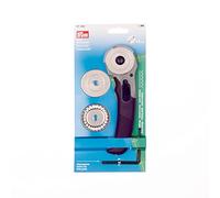 Prym Rollschneider Multi mit 3 Klingen 45 mm, Edelstahl, Violett, 611368