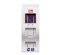 PRYM Rundstricknadel prym.ergonomics, 60cm, 3,0mm, 100% High-Performance-Kunststoff, Stricknadeln, Kunststoffstricknadeln