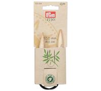 Prym Rundstricknadeln aus Bambus, 10 mm, Natur, 40,6 cm