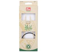 Prym Rundstricknadeln aus Bambus, 2,5 mm, 32 Zoll, Natur