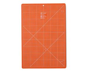 Prym Schneideunterlage (30 x 45 cm/ cm/ inch-Skalierung/ orange)