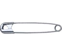 Prym 085272 Sicherheitsnadeln, 27mm, silberfarbig, 1000 Stück