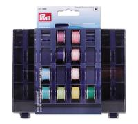 Prym Spulenbox für 32 Nähmaschinenspulen (pflaumenblau)