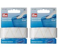Prym Standard-Elastic 20 mm weiß, 911435-1 (Packung mit 2)