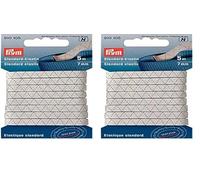 Prym Standard-Elastic 7 mm weiß, Polyester (Packung mit 2)
