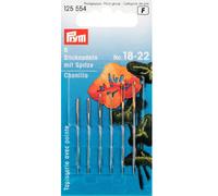 Prym Sticknadeln mit Spitze silber versch. Gr. 6 Stück