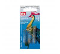 Prym 125,525 Crewel Sticknadeln, Steel, Silber, 35 mm Länge x 0,6 mm Dicke, 16 Count