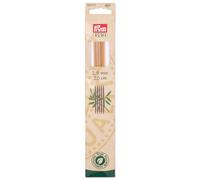 Prym Stricknadeln, Bambus, doppelspitz, 2,5 mm, Natur, 5 St ck