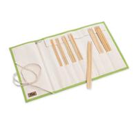 Prym Strumpfstricknadel-Set in Nadeltasche Bambus (Stärken 2,0-4,5 mm/ 20 cm)