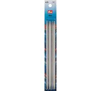 Prym Strumpfstricknadeln Aluminium 20 cm 4,50 mm Perlgrau