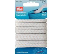 Prym Super-Elastic Gummi weiß 7mm 10m