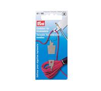 Prym Einfädler für Sticknadeln, Metall, weiß, 14 x 5,7 x 1,7 cm