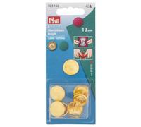 Prym Überziehbare Knöpfe MS ohne Werkzeug 19 mm silberfarbig