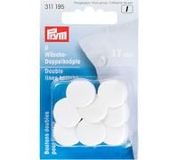 Prym Wäsche-Doppelknöpfe (17 mm/ weiß/ 8 St.)