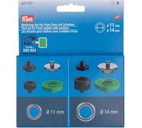 Prym Werkzeug-Set für Ösen 11mm + 14mm, 8 Stück
