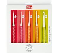 Prym Wollhäkelnadel-Set Ergonomics 5 Stück, 3,5mm - 6,0mm
