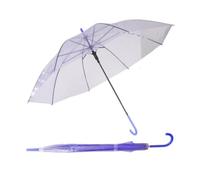 Przydasie Automatischer transparenter Regenschirm mit 8 Streben, wetterfest und stilvoll, ideal für Hochzeiten und den täglichen Gebrauch - Ergonomischer Griff, einfache Handhabung