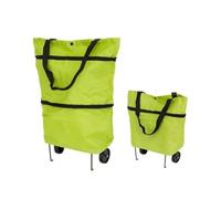 Przydasie Faltbare Einkaufstasche auf Rädern - 3-in-1, erweiterbar, robust und wasserabweisend. Ideal für kleine und große Einkäufe. Leicht, stabil und umweltfreundlich. Grün.